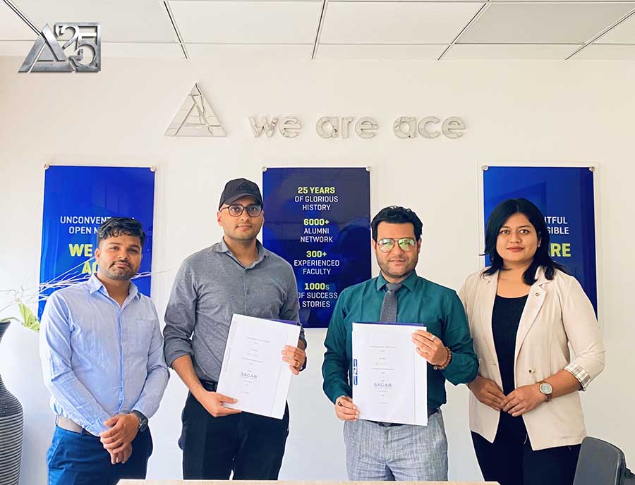 MoU signed between Ace Institute of Management and Sagar Group